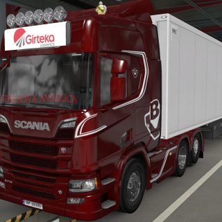 Big Lightbox Scania R Et S Girteka Logistics Ets Ets Mod