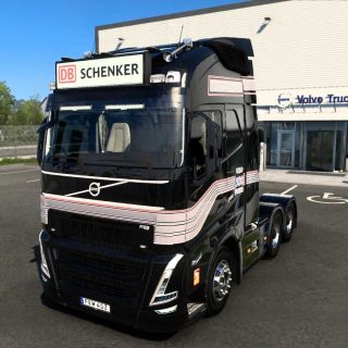 GRANDE CAISSE LUMINEUSE VOLVO FH5 2020 DB SCHENKER 1 0 1 43 ETS2 ETS2