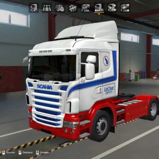 Skin Le Chat Logistique Pour Scania RJL V1 0 ETS2 ETS2 Mod ATS Mod