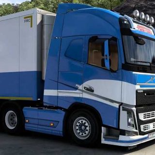 Volvo Fh Nor Cargo Combo Peau Ets Ets Mod Ats Mod