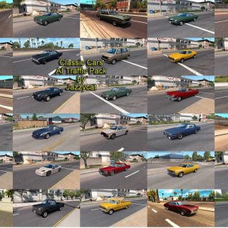 Classic Cars AI Traffic Pack V7 9 ATS ETS2 Mod ATS Mod