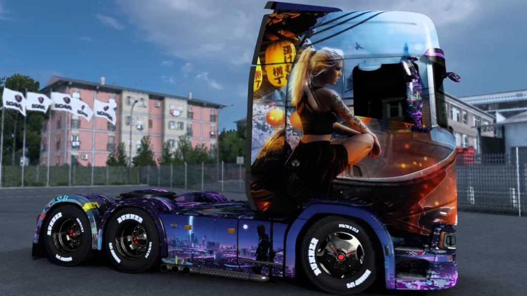 Scania Fantasy Girl Skin Ets Ets Mod Ats Mod