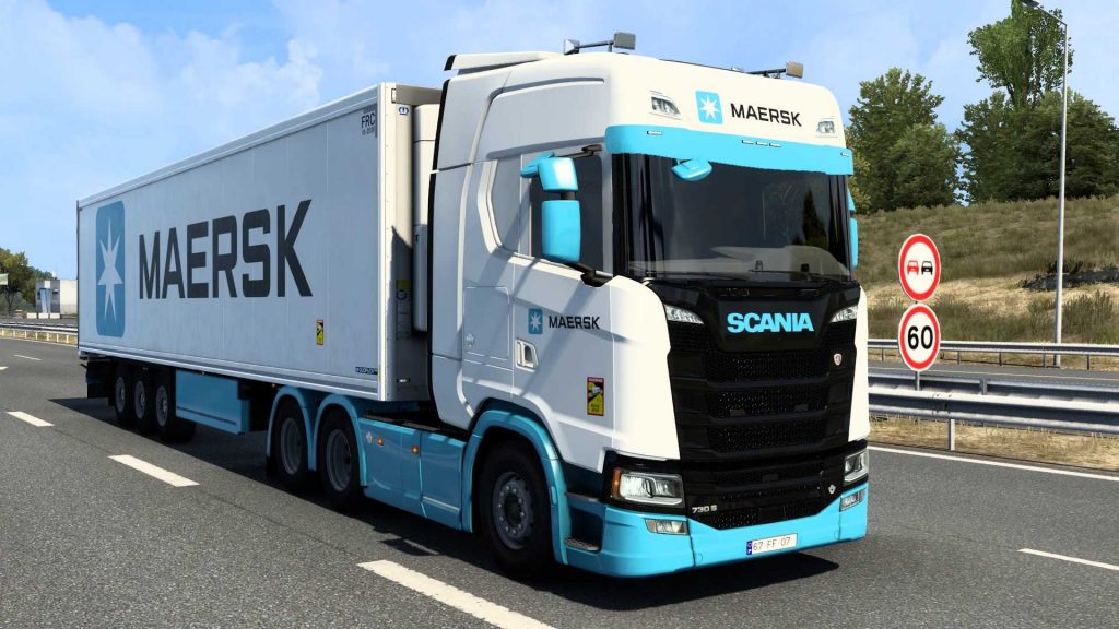 Peau Maersk Krone Cool Liner Ets Ets Mod Ats Mod