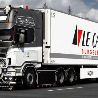 Ludwig Scania R620 V8 Schmitz Remorque V1 49 ETS2 ETS2 Mod ATS Mod