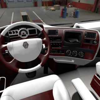 Renault Magnum Bordo Int Rieur Blanc V Ets Ets Mod Ats Mod