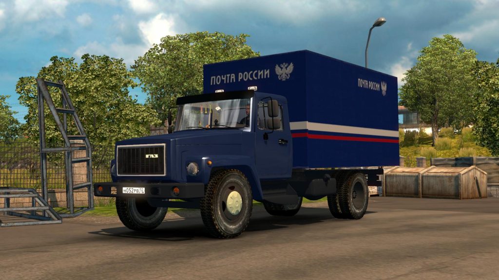 GAZ 3307-33081 + remorques 1.40 ETS2 - ETS2 Mod | ATS Mod