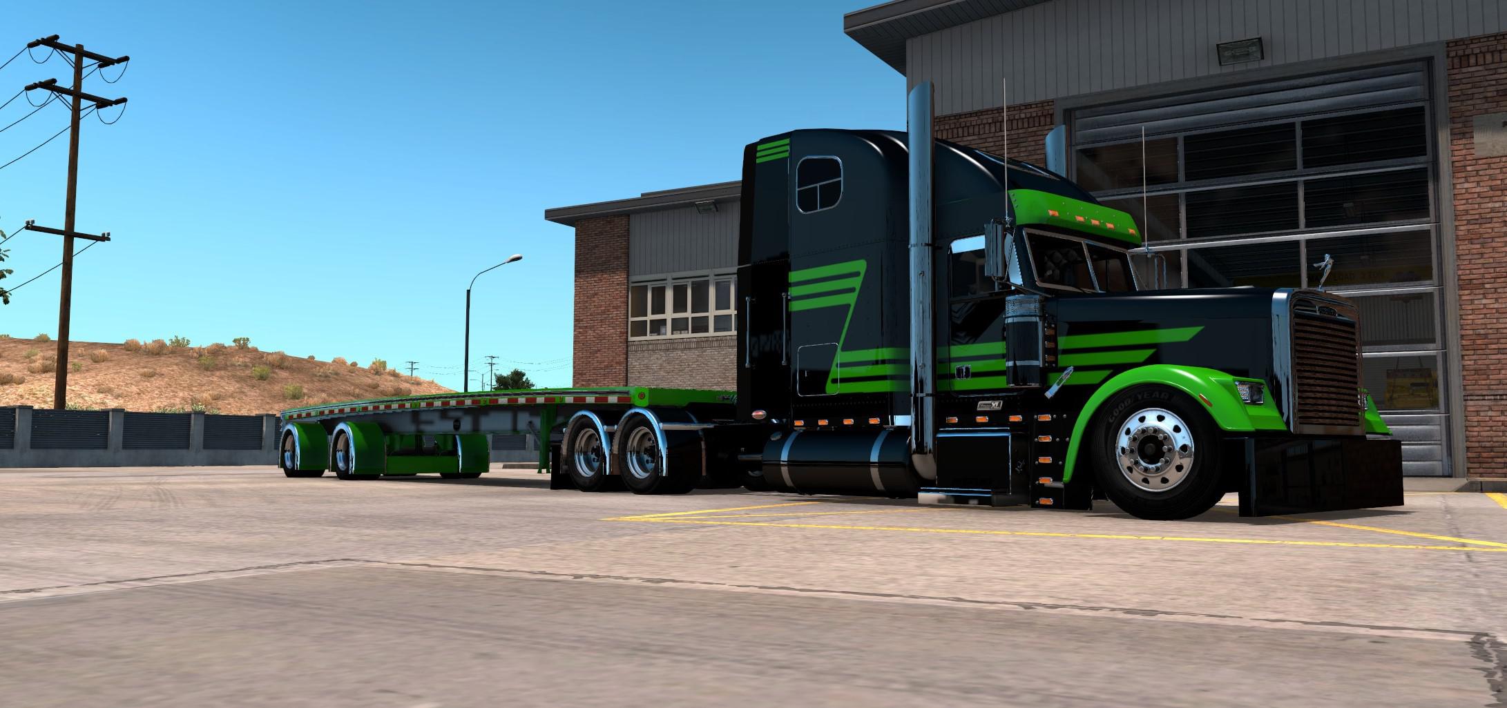 Freightliner Classic Xl Personnalisé 140 Ats Ets2 Mod Ats Mod