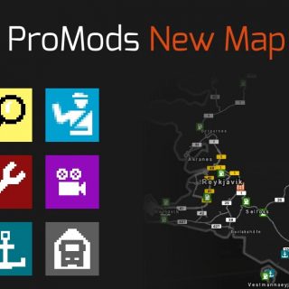 ProMods Nouvelles Icônes De Carte V1.0 ETS2 - ETS2 Mod | ATS Mod