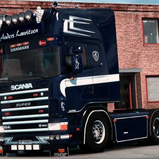 Scania R4 Anders Lauritzen 164L Peau V1 0 ETS2 ETS2 Mod ATS Mod