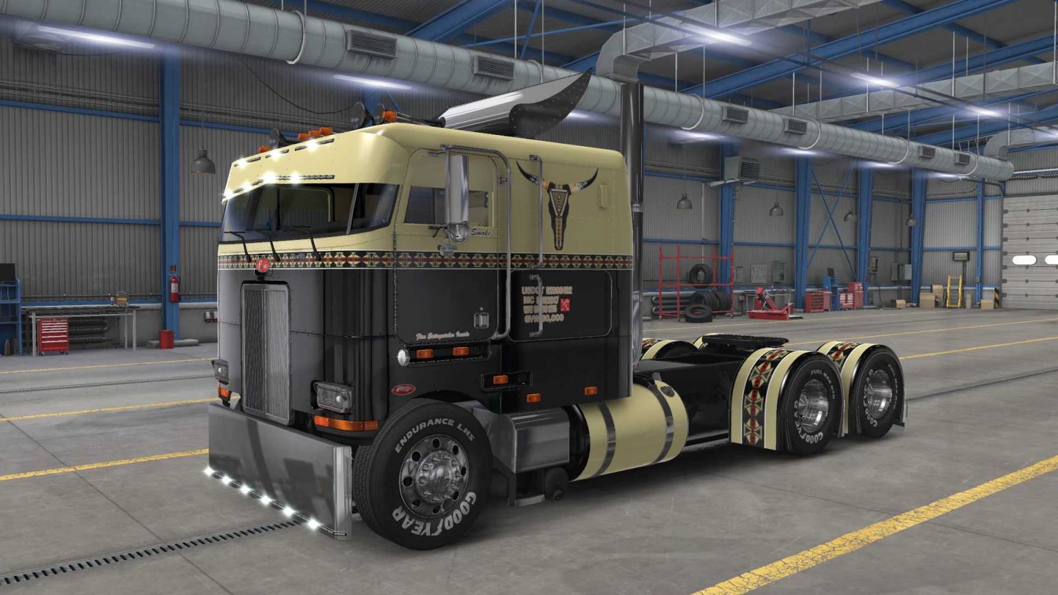 Pete 362 Cabover Jon Ruda Bull Hualer 1.46 ATS ETS2 Mod ATS Mod