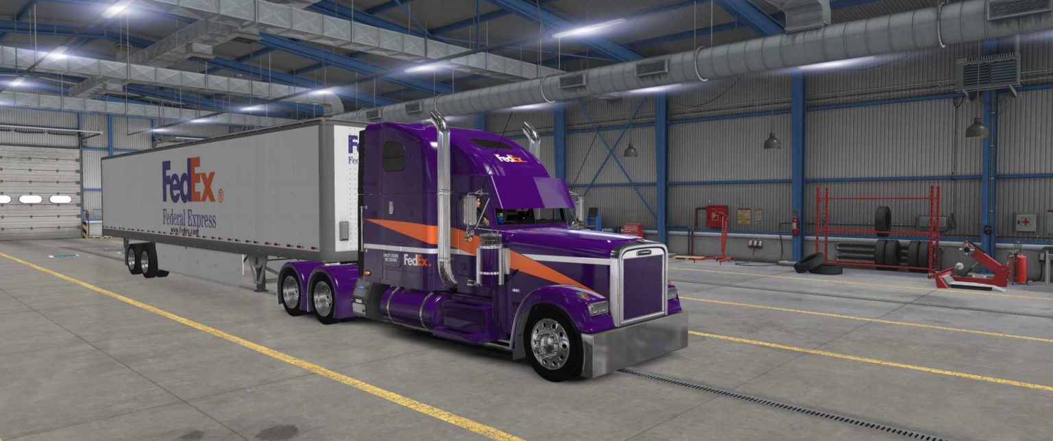 Jon-Ruda XL Fedex Skin 70 pouces 1.46 ATS - ETS2 Mod | ATS Mod
