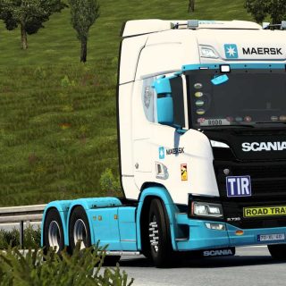 Peau Maersk Scania R Ets Ets Mod Ats Mod