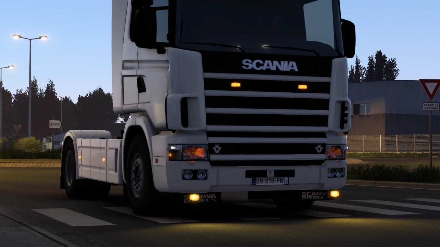 Phares R4 orange pour RJL v1.0 ETS2 - ETS2 Mod | ATS Mod