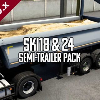 Semi-Remorque Benne SKI18 & 24 v1.0 1.49 ETS2 - ETS2 Mod | ATS Mod