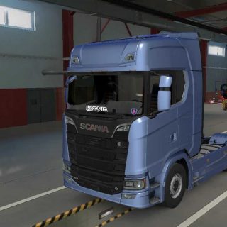 Panneau LED Scania 24V Rouge - Pour Camions - Design 3D Acrylique - 44x7.5cm