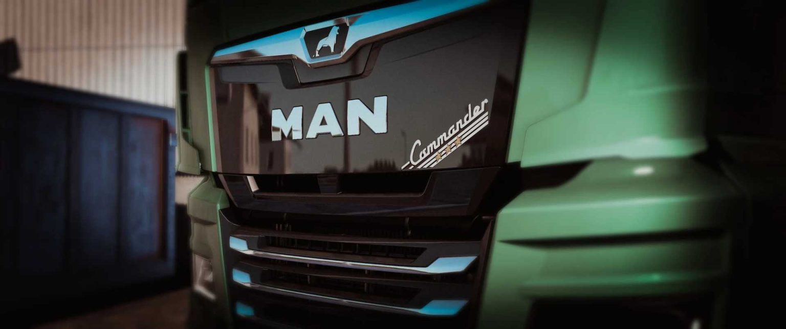 Par Uid Man Masque avant MAN TG3 2020 Commander par Gloover v1.6 ETS2 - ETS2 Mod ...