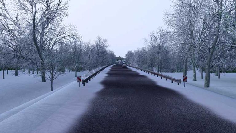 Mod Frosty Winter Weather v10.1 ETS2 - ETS2 Mod | ATS Mod