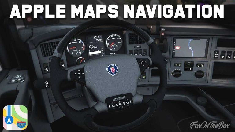 Pack de navigation Apple Maps v1.54 ETS2 - ETS2 Mod | ATS Mod