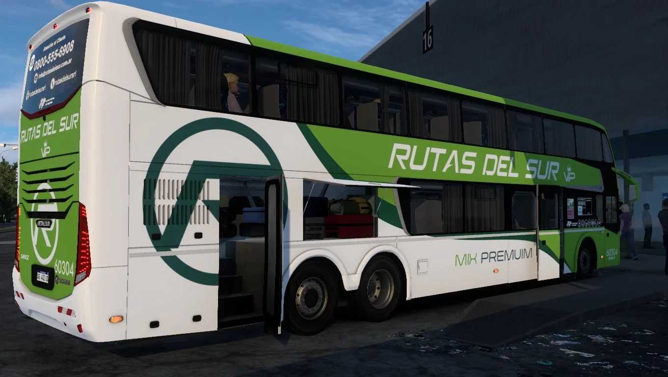 Metalsur Starbus 3 405 v1.1 ETS2 - ETS2 Mod | ATS Mod