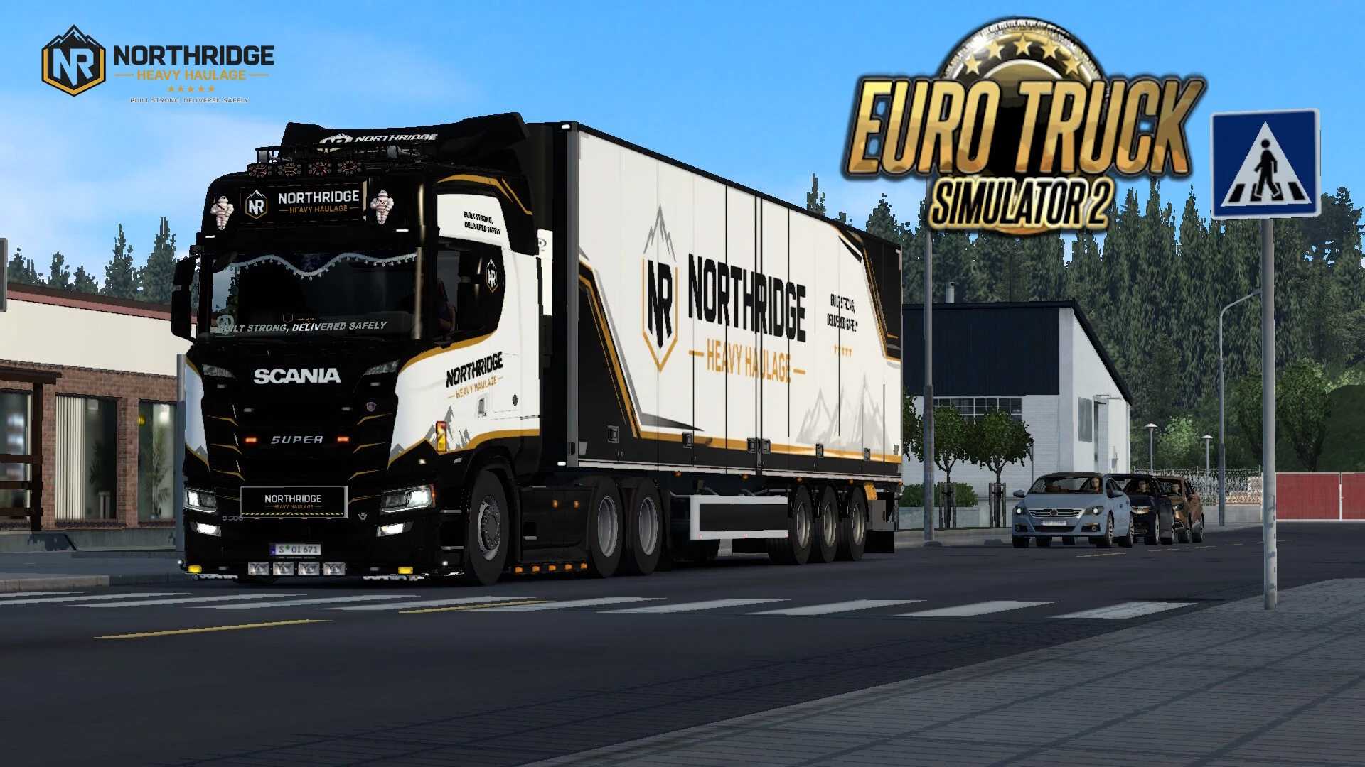 Pack de skins Northridge Combo pour Scania S v2.0 ETS2
