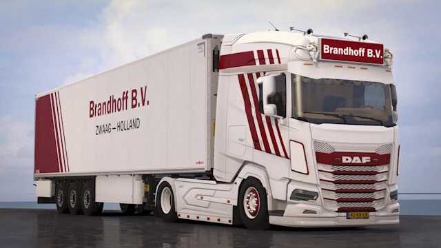 DAF XG+ Brandhoff BV & Schmitz Combo Pack v1.0 ETS2