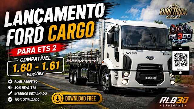 Ford Cargo 2428e Qualifié 2 1.60 – 1.61 ETS2 thumbnail 2
