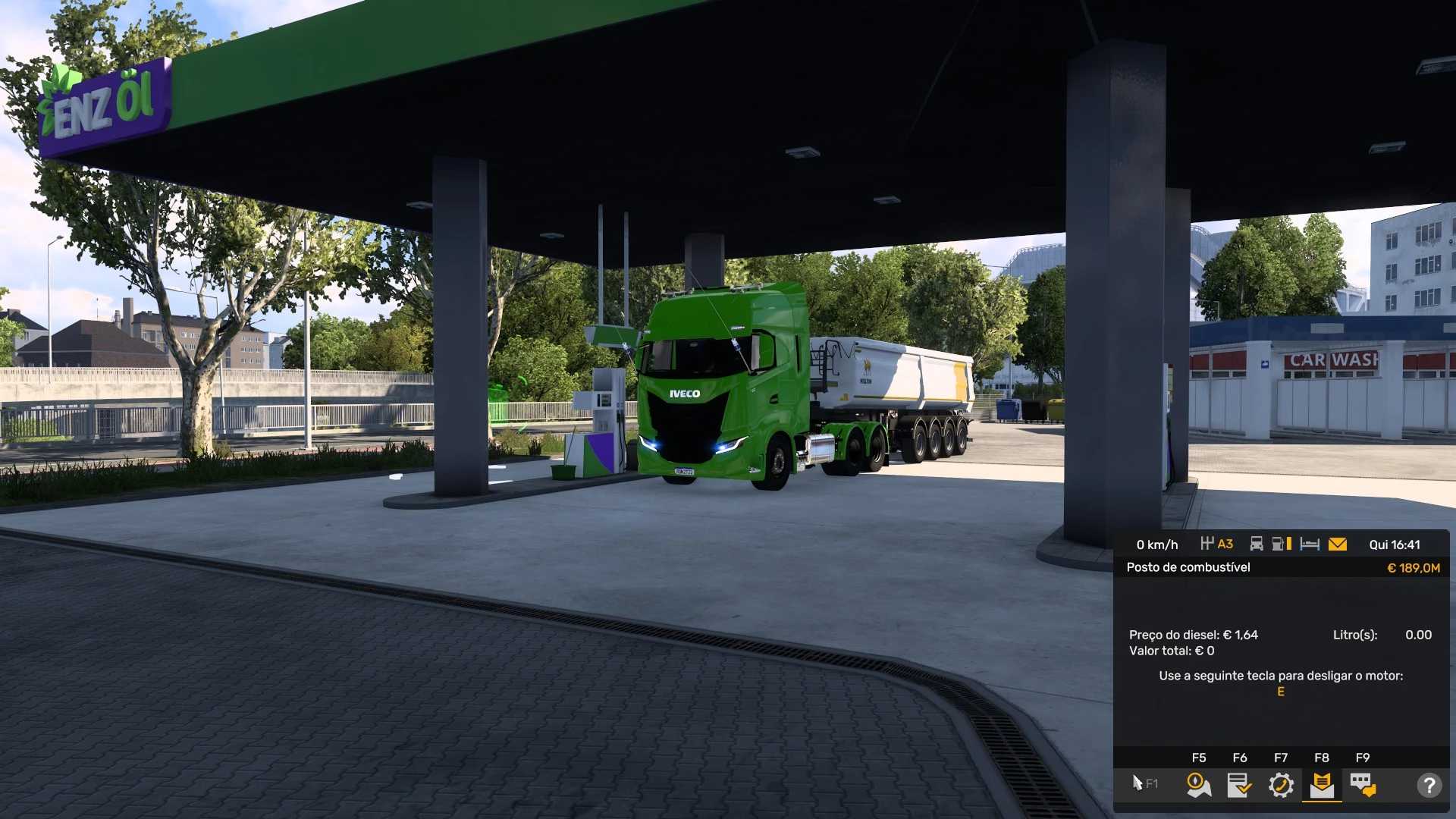 Prix du diesel FUELO.EU le 15/09/2026 : 1,40 1,61 ETS2