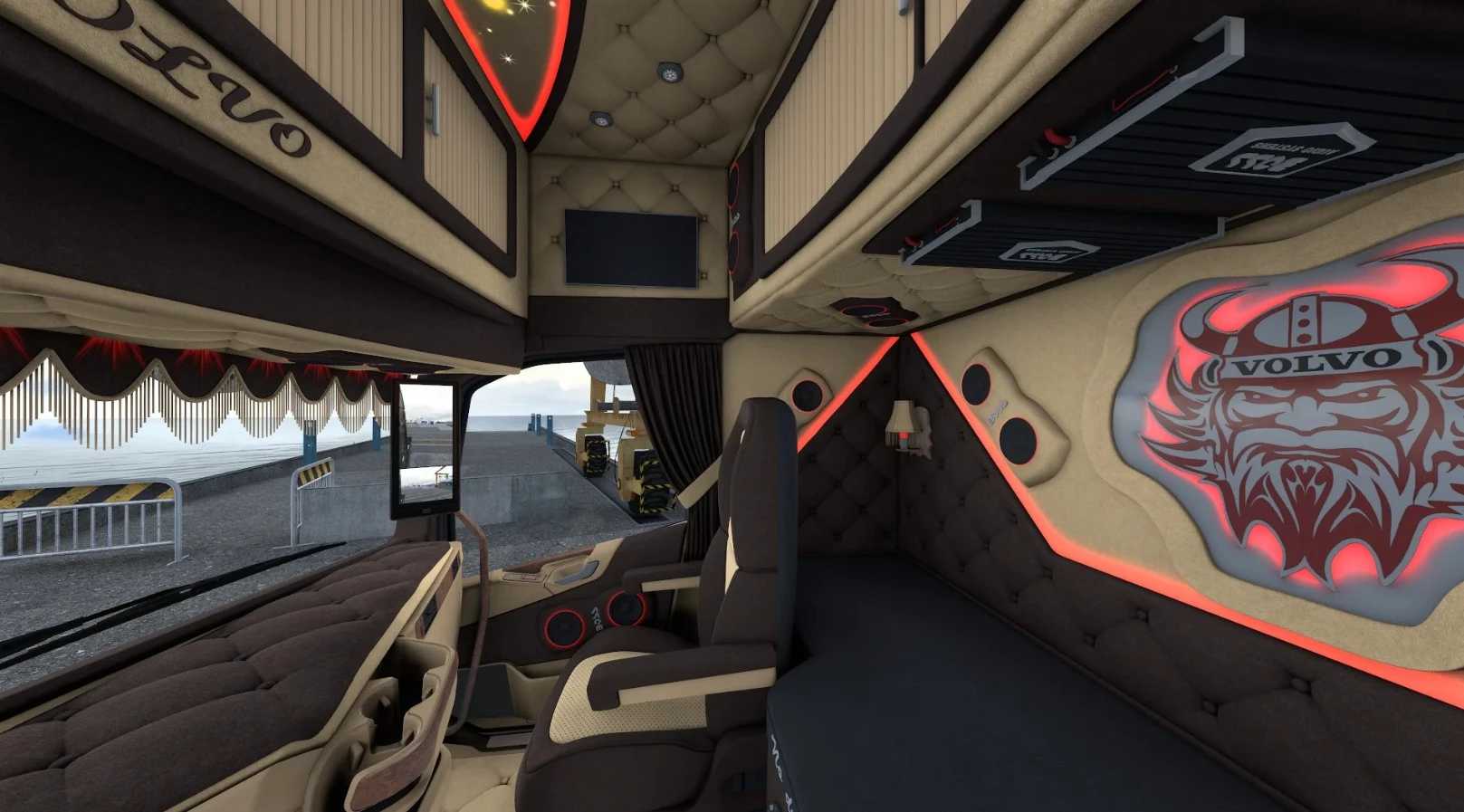 Intérieur style Hollande pour Volvo FH5 FH6 v1.0 ETS2 thumbnail 3