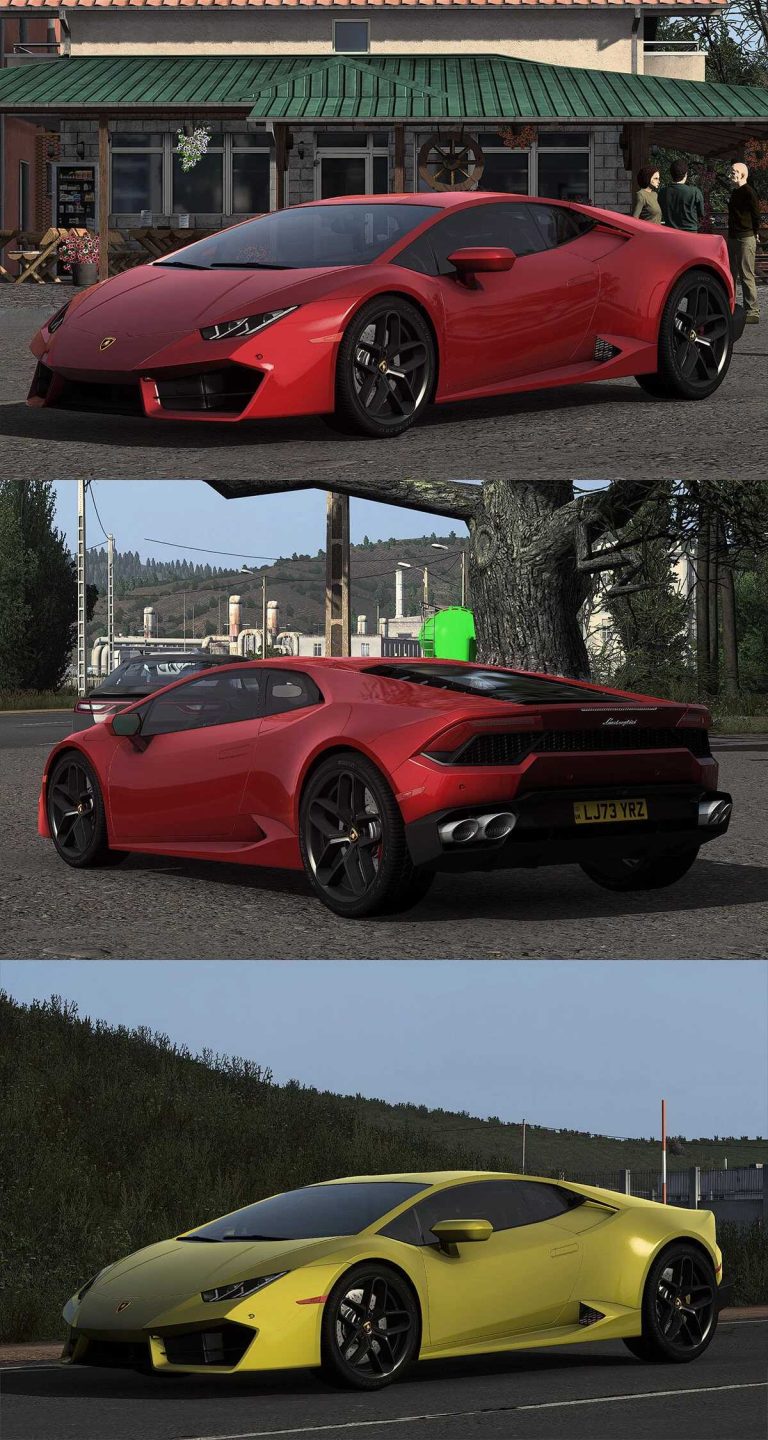 Lamborghini Huracan LP 580-2 2017 v2.9 ETS2 - ETS2 Mod | ATS Mod