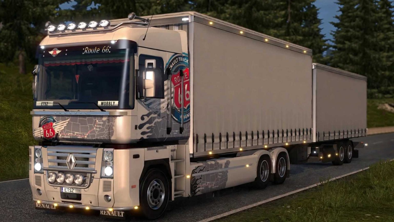 Mises à jour Renault Magnum v22.2 v1.40-1.61 ETS2 - ETS2 Mod | ATS Mod