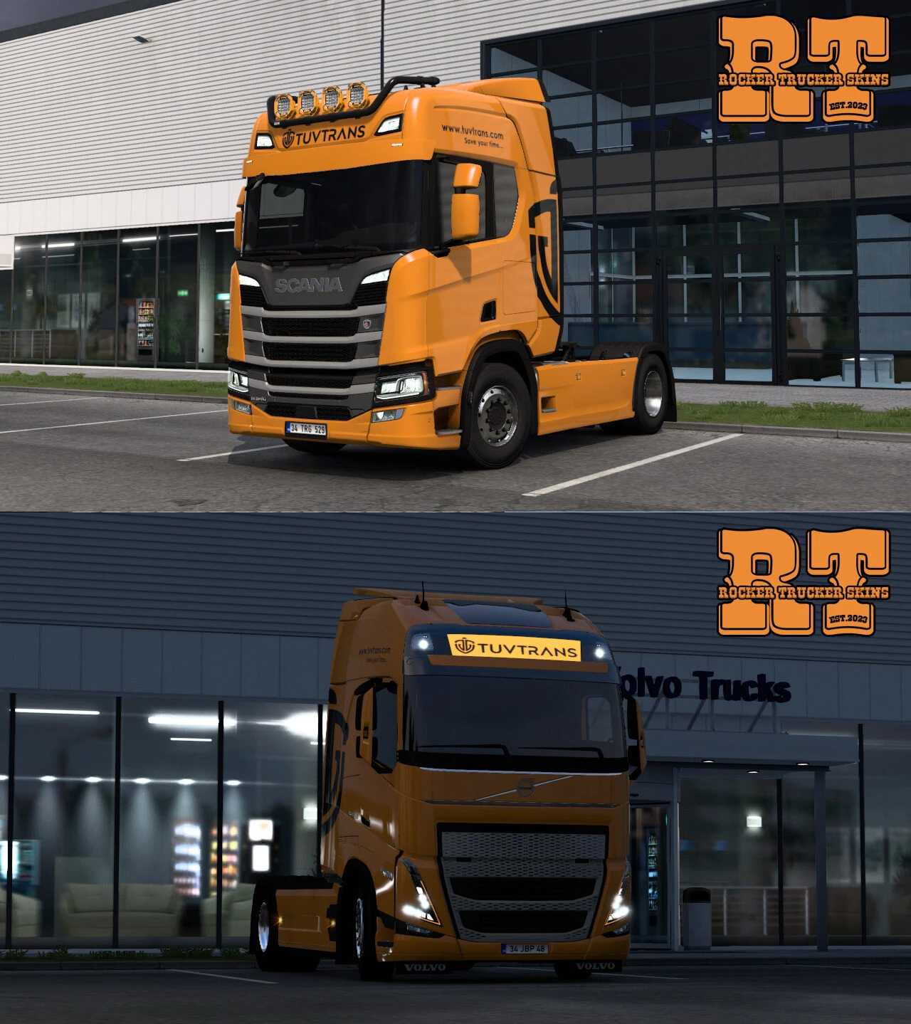 Pack de skins Tuv Trans v1.0 ETS2 thumbnail 2