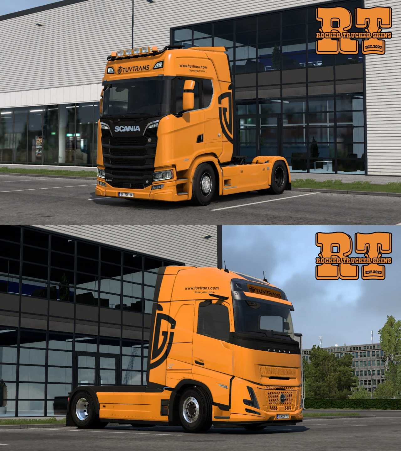 Pack de skins Tuv Trans v1.0 ETS2
