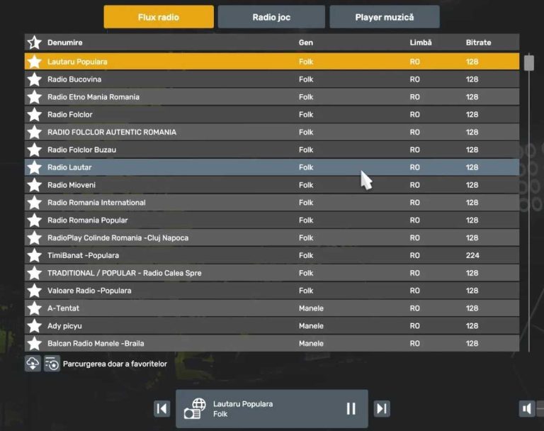 Pack de stations de radio roumaines (218 flux en direct) v1.0 ETS2 ...