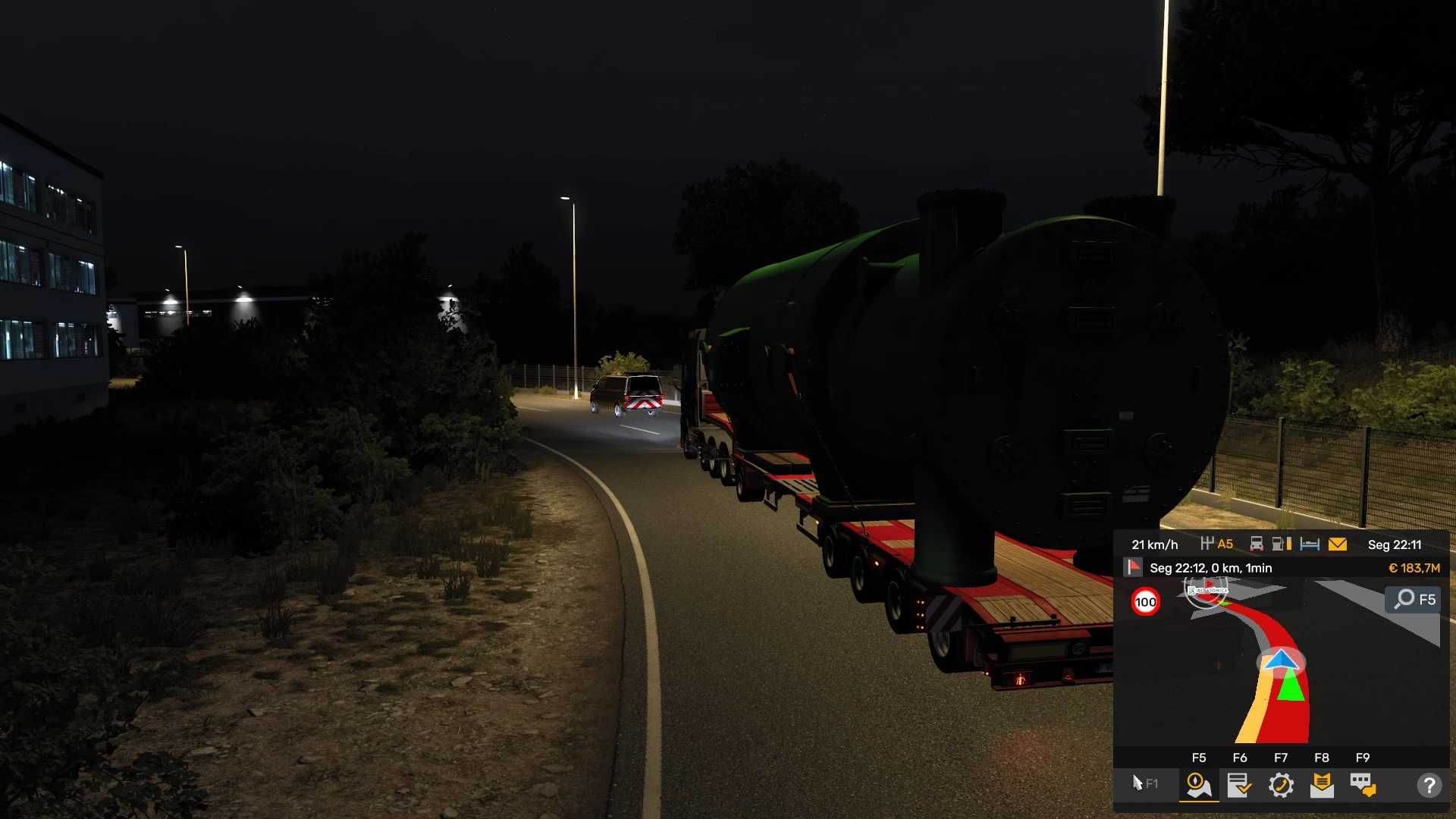 VITESSE 100 KM/H TRANSPORT SPÉCIAL 27 10 2026 1,40 1,62 ETS2