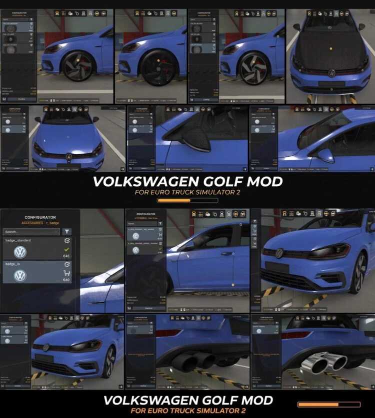 Volkswagen Golf 7.5 GTI v1.0 (Compatibilité Road Trip) ETS2 thumbnail 2